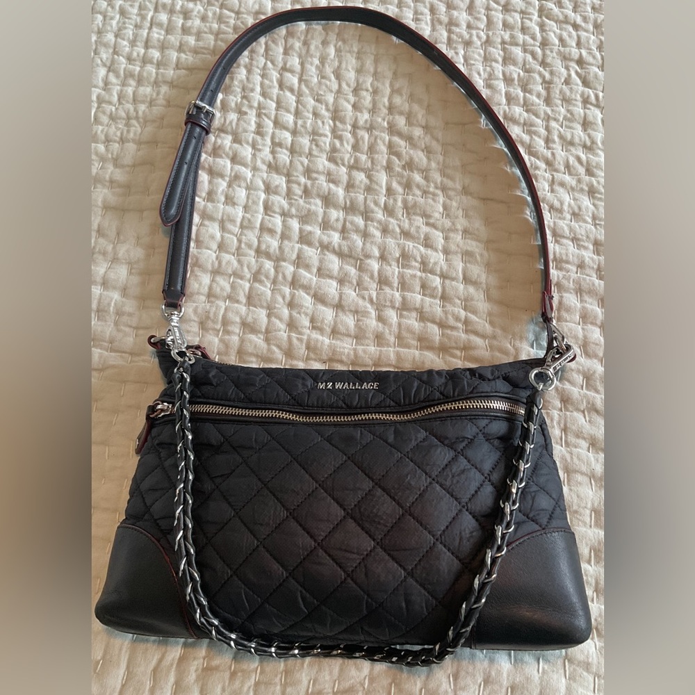 MZ Wallace Crosby Crossbody black handbag